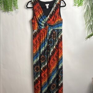 Chico's Vibrant Multicolor Maxi Dress